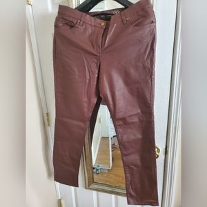 New York & Co pleather jeans
